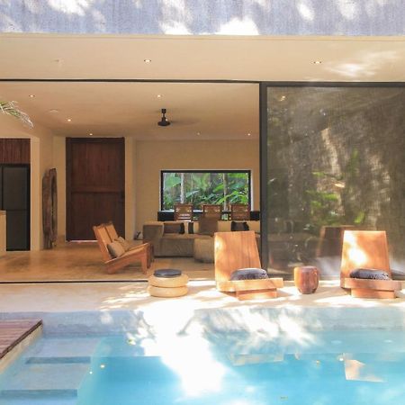 טולום Elegant Boho Style Villa Jungle Views In Rooftop Deck & Outstanding Raw Pool In Holistika מראה חיצוני תמונה