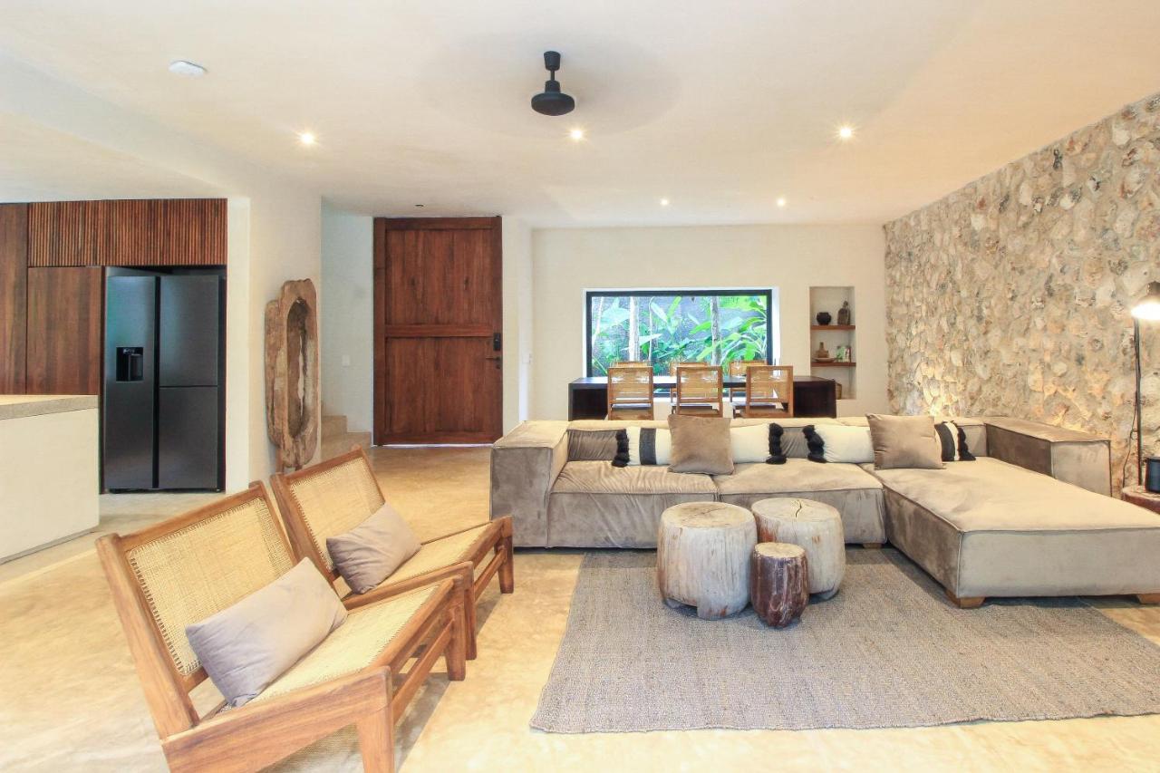 טולום Elegant Boho Style Villa Jungle Views In Rooftop Deck & Outstanding Raw Pool In Holistika מראה חיצוני תמונה