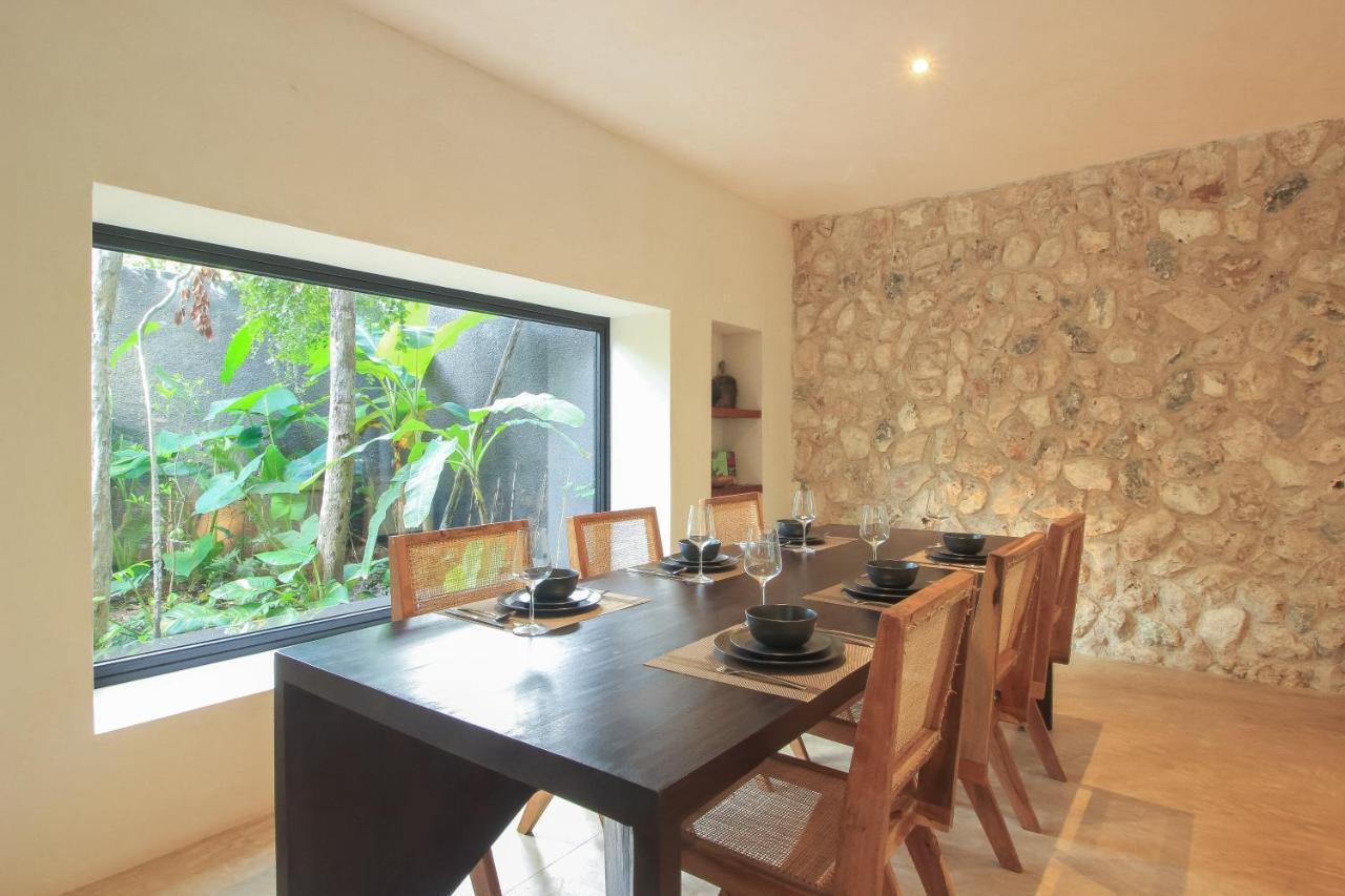 טולום Elegant Boho Style Villa Jungle Views In Rooftop Deck & Outstanding Raw Pool In Holistika מראה חיצוני תמונה