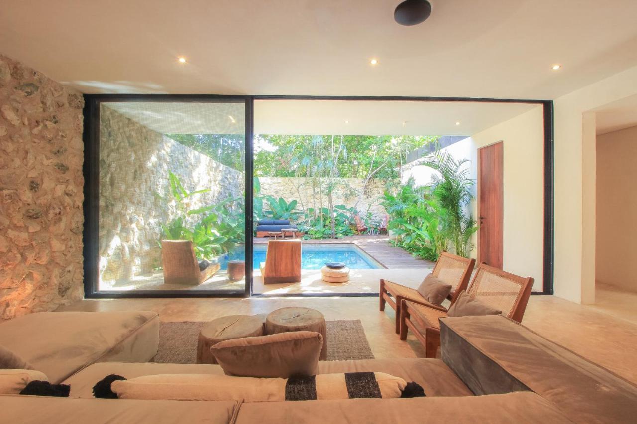 טולום Elegant Boho Style Villa Jungle Views In Rooftop Deck & Outstanding Raw Pool In Holistika מראה חיצוני תמונה